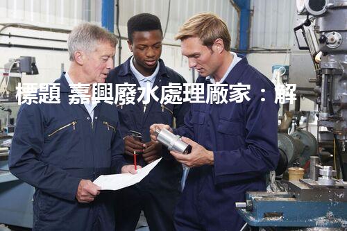 標題 嘉興廢水處理廠家：解密行業(yè)隱形冠軍？